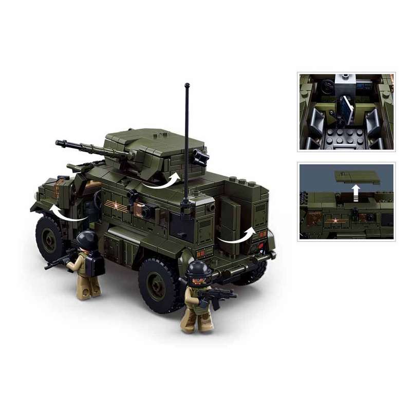 Sluban - Model Bricks - Typhoon VDVs Assault Armored Vehicle - 519pcs