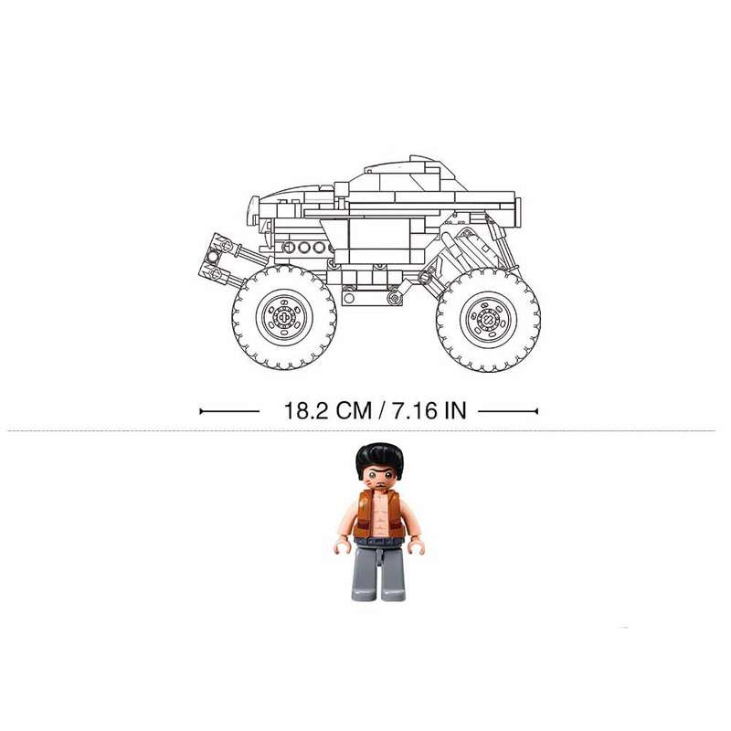 Sluban - Pull Back PowerBricks - Off Road Vehicle - 269pcs