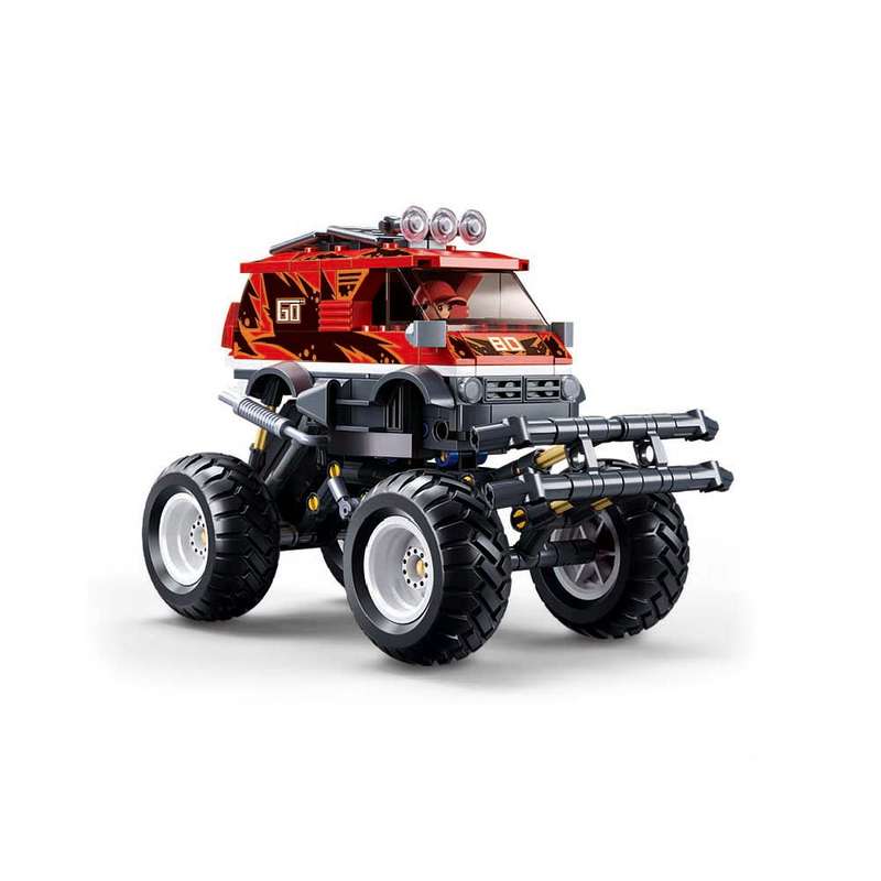 Sluban - Pull Back PowerBricks - Off Road Vehicle - 261pcs