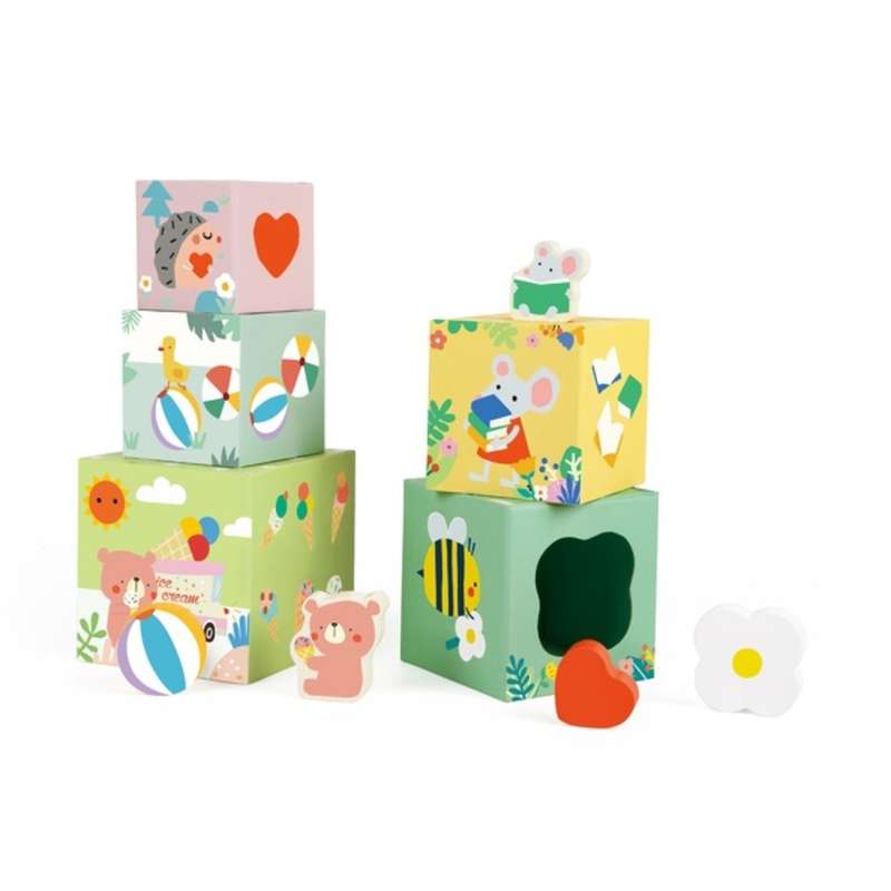 Classic World - Forest Stacking Cubes