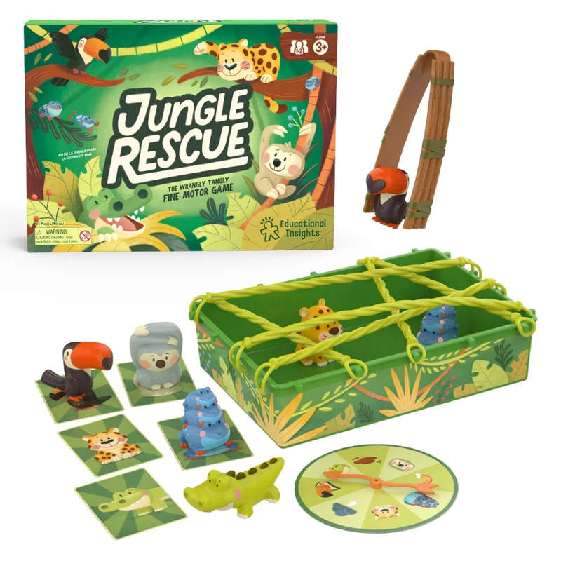 Educational Insights - Jungle Rescue: The Wrangly Tangly Fine Motor Game