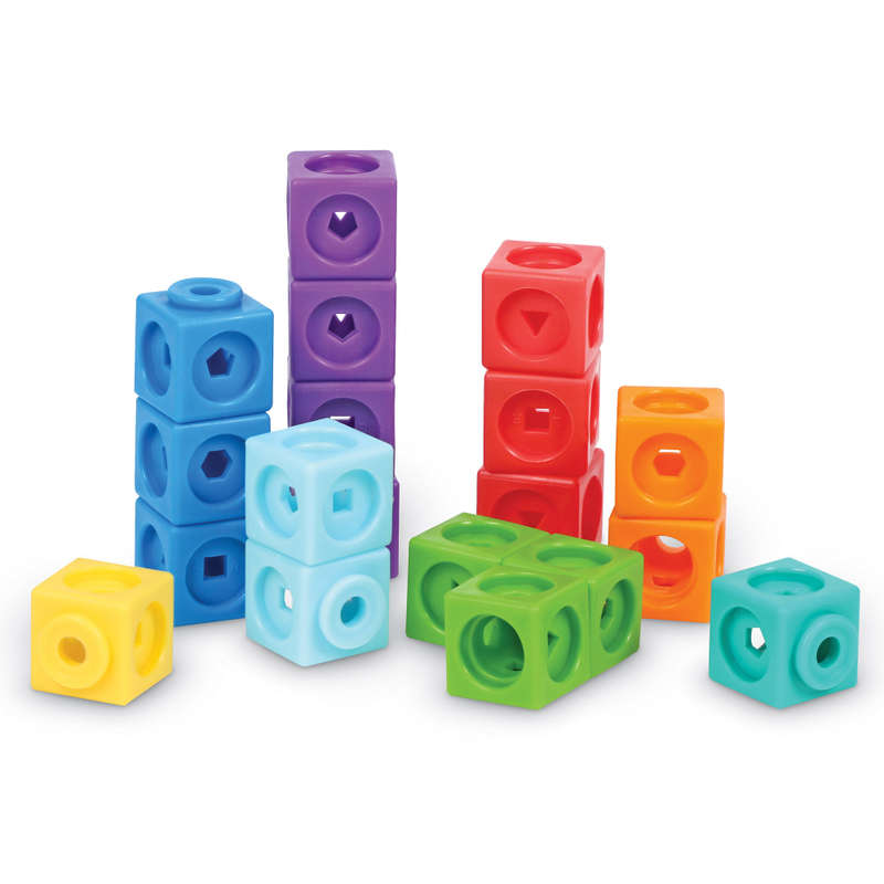 Learning Resources - Mathlink® Cubes Brain Puzzle Challenge - 80 Pieces