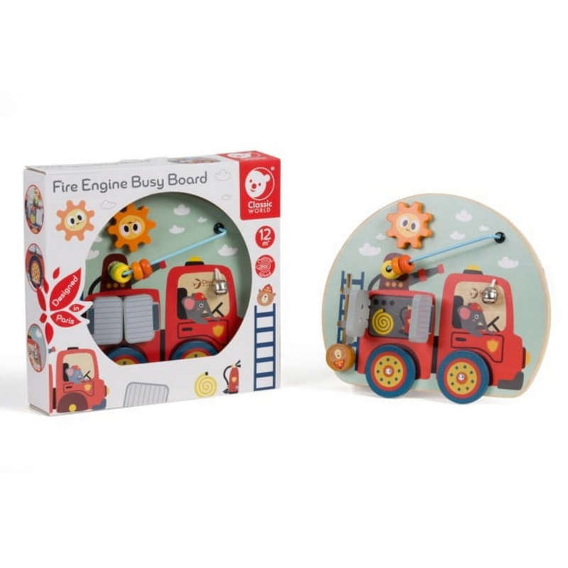 Classic World - Fire Engine Busy Board