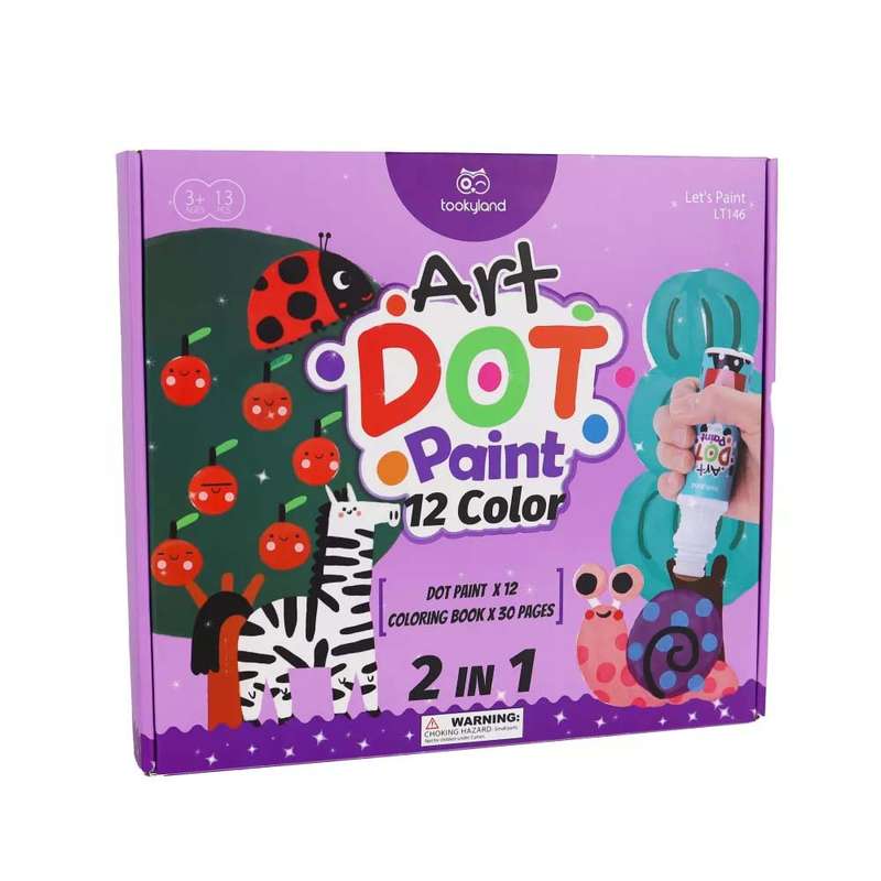 TookyToy - Dot Paint - 12 Colour
