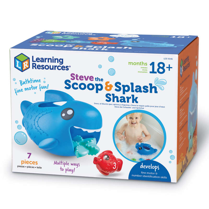 Learning Resources - Steve The Scoop & Splash Shark