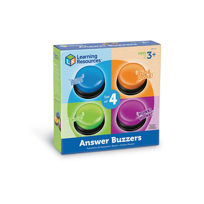 Learning Resources - Answer Buzzers (Set of 4)