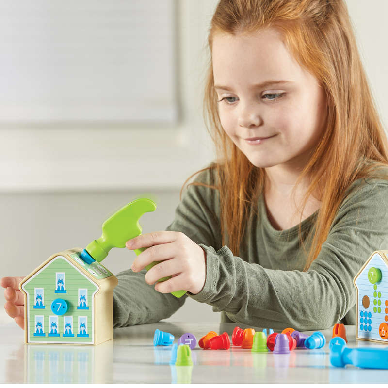Learning Resources - Number Nails! Interactive Activity Set