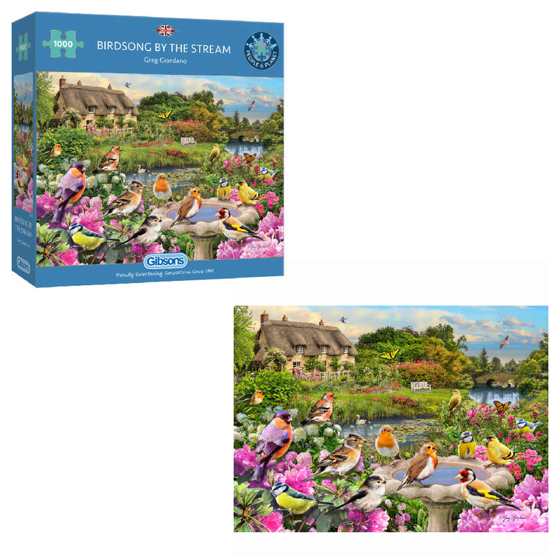 Gibsons - Birdsong by the Stream - Jigsaw Puzzle - 1000pcs