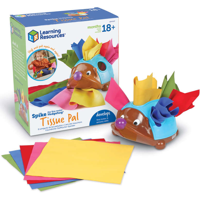 Learning Resources - Spike The Fine Motor Hedgehog® Tissue Pal