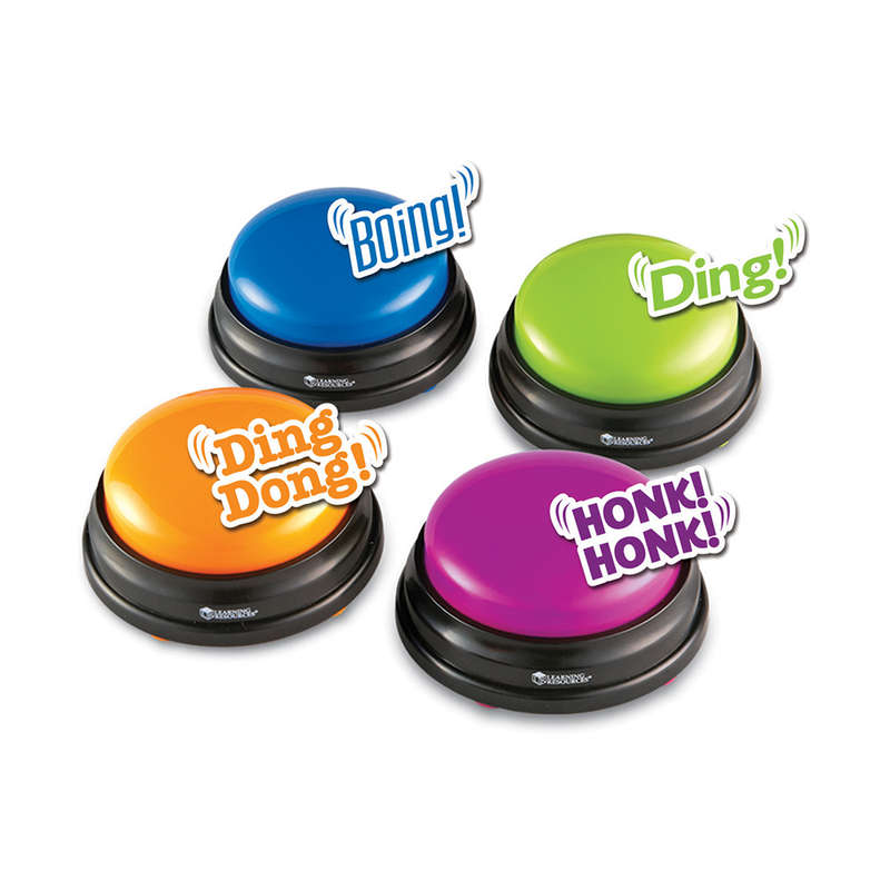 Learning Resources - Answer Buzzers (Set of 4)