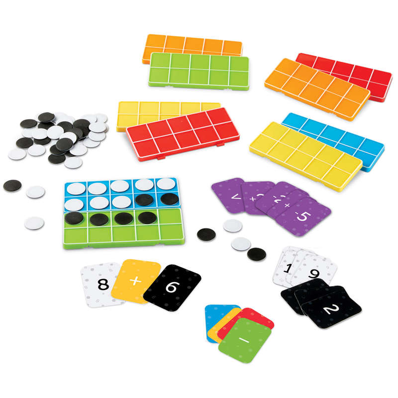 Learning Resources - Rainbow Ten-Frames Classroom Set