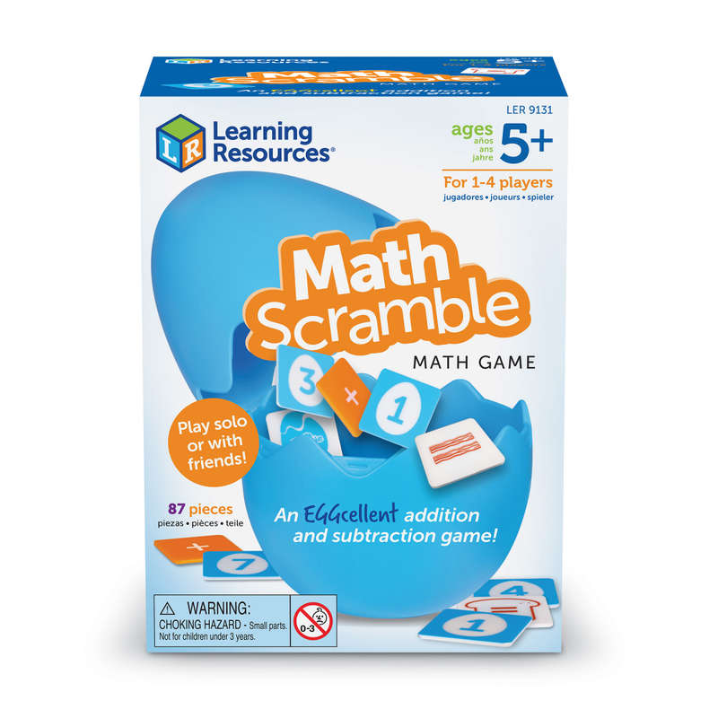 Learning Resources - Math Scramble - Addition & Subtraction Game