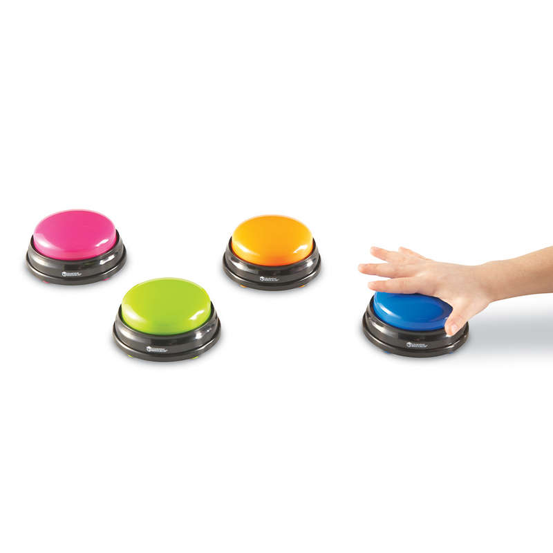 Learning Resources - Answer Buzzers (Set of 4)