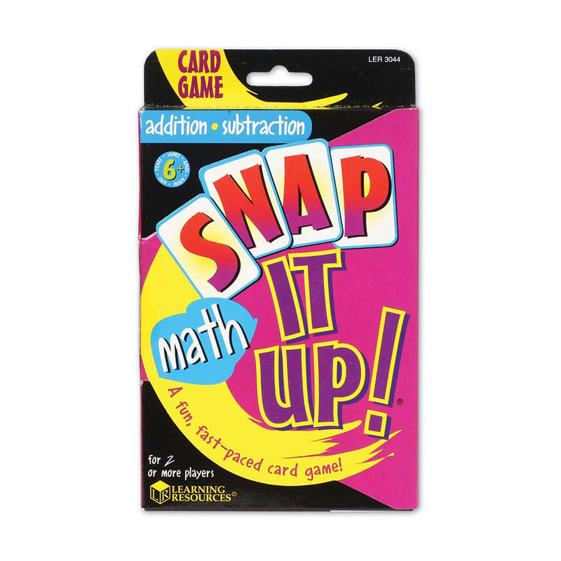 Learning Resources - Snap it Up!® Addition & Subtraction Maths Card Game