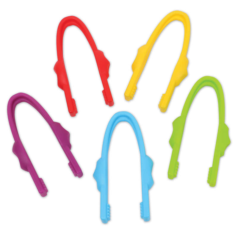 Learning Resources - Easy-Grip Tweezers - Set of 12