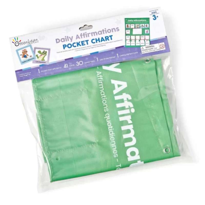 Greenbean - Daily Affirmations Pocket Chart