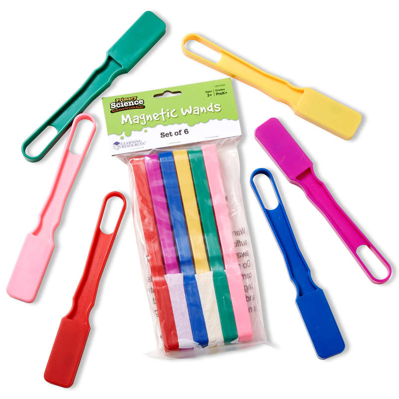 Learning Resources - Colourful Magnetic Wands - Set Of 6