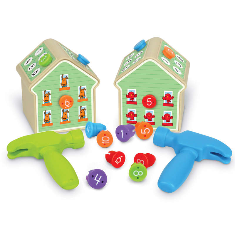 Learning Resources - Number Nails! Interactive Activity Set