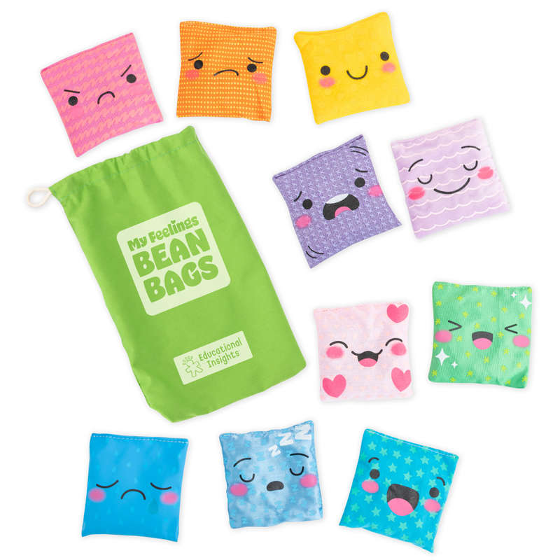 Educational Insights - My Feelings Bean Bags - Set of 10