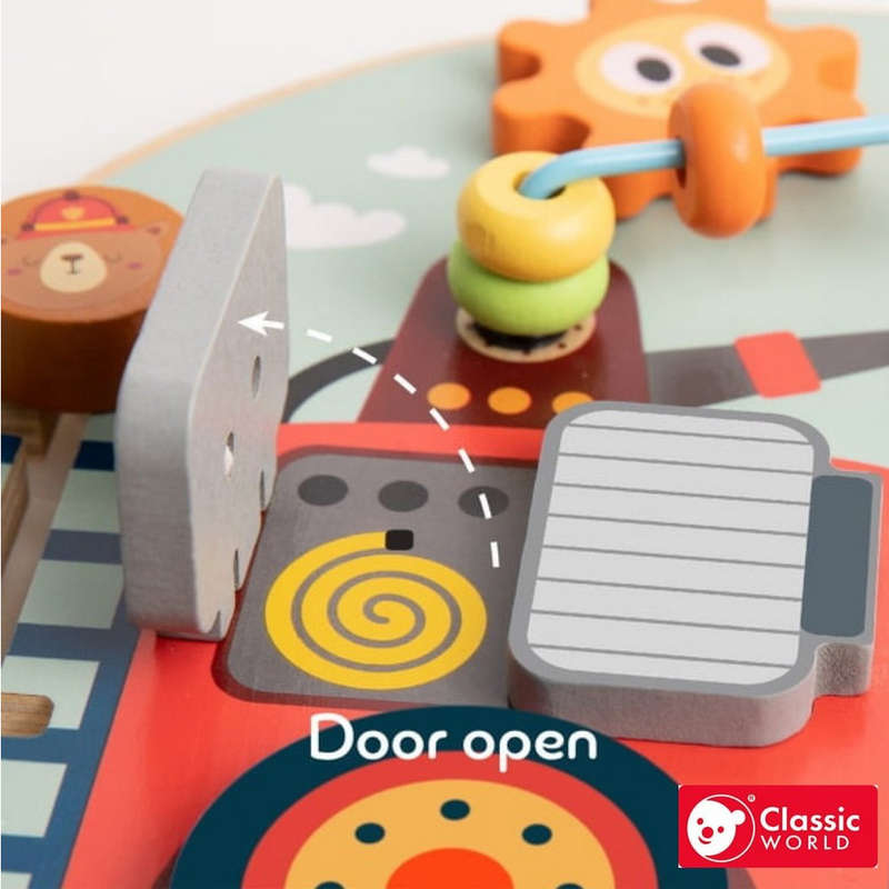 Classic World - Fire Engine Busy Board
