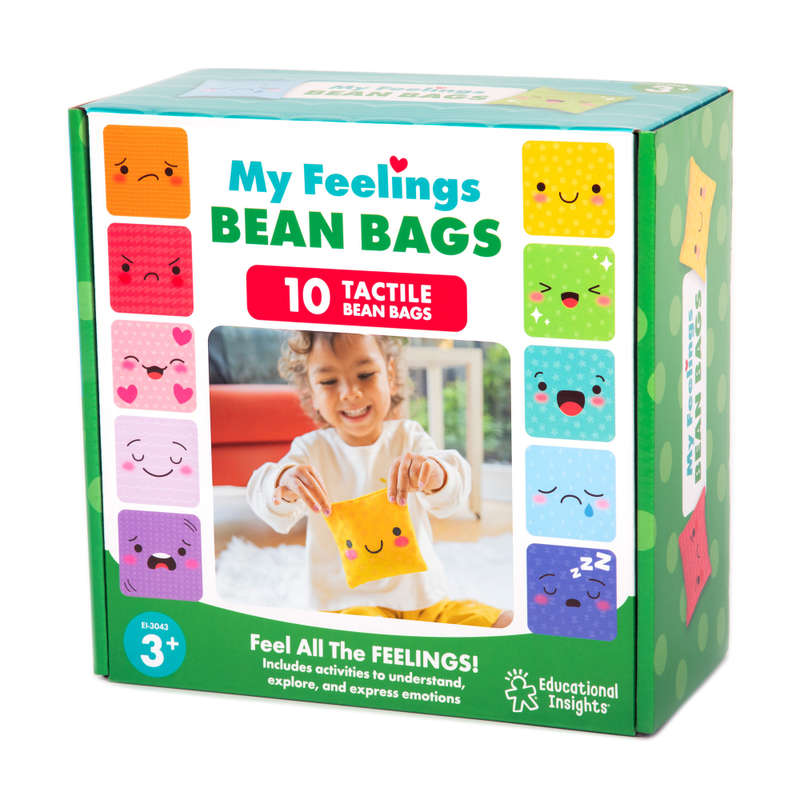 Educational Insights - My Feelings Bean Bags - Set of 10