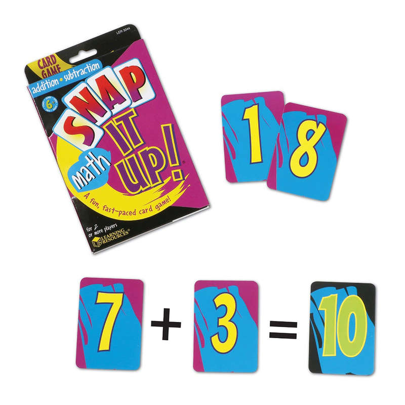 Learning Resources - Snap it Up!® Addition & Subtraction Maths Card Game