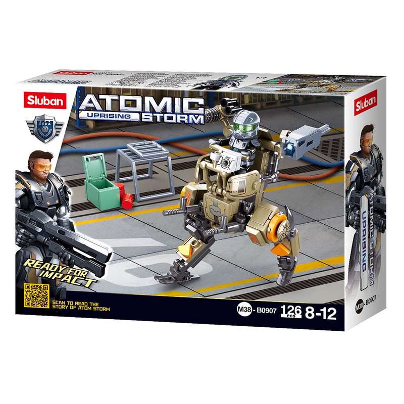 Sluban - Atomic Storm Uprising - AF1 Armed Patrol Walker - 126pcs