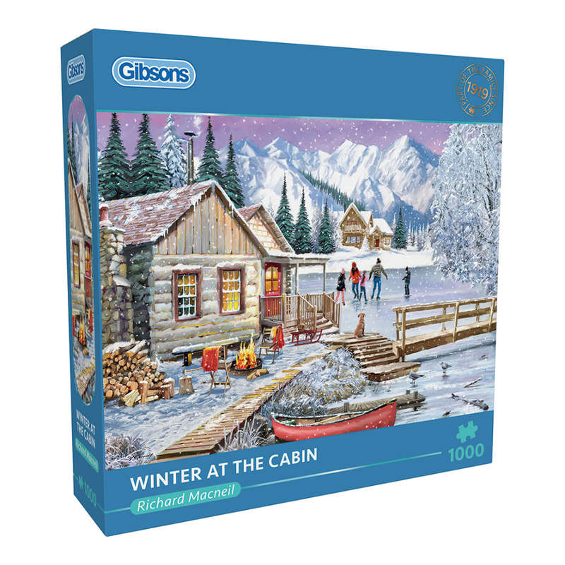 Gibsons - Winter at the Cabin - Jigsaw Puzzle - 1000pcs