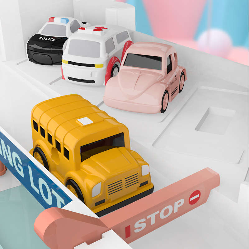 Cogo - Pretend Play Parking Garage with Cars, Lights and Sounds