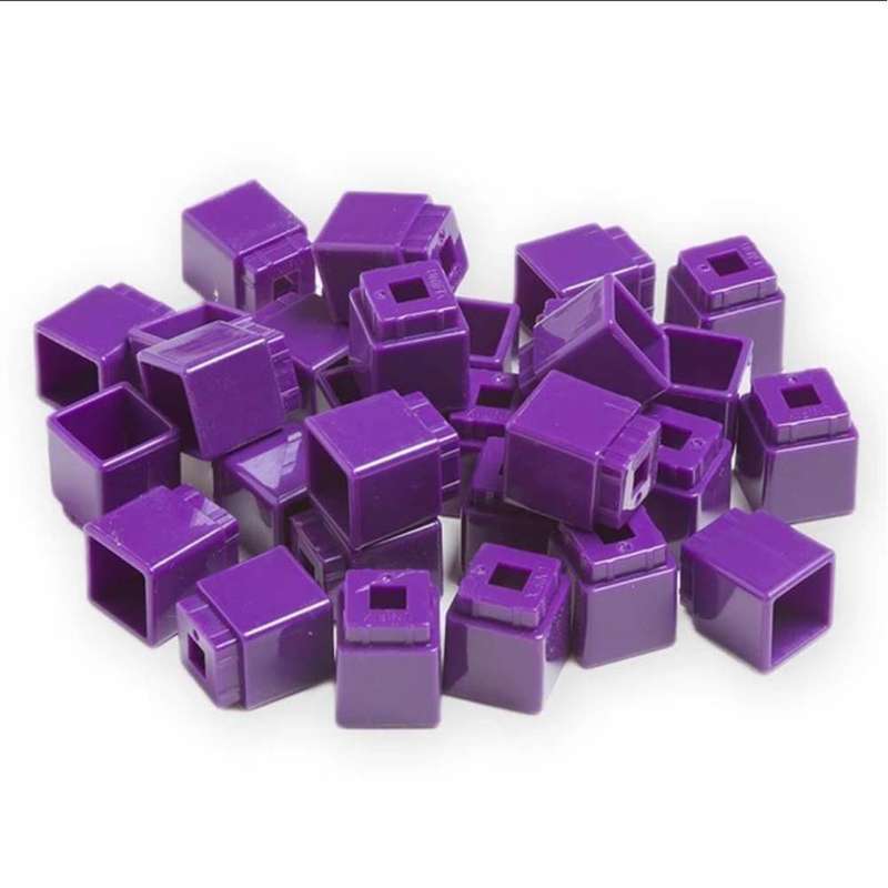 Create By Greenbean - Unifix Cubes 50pcs Purple Polybag