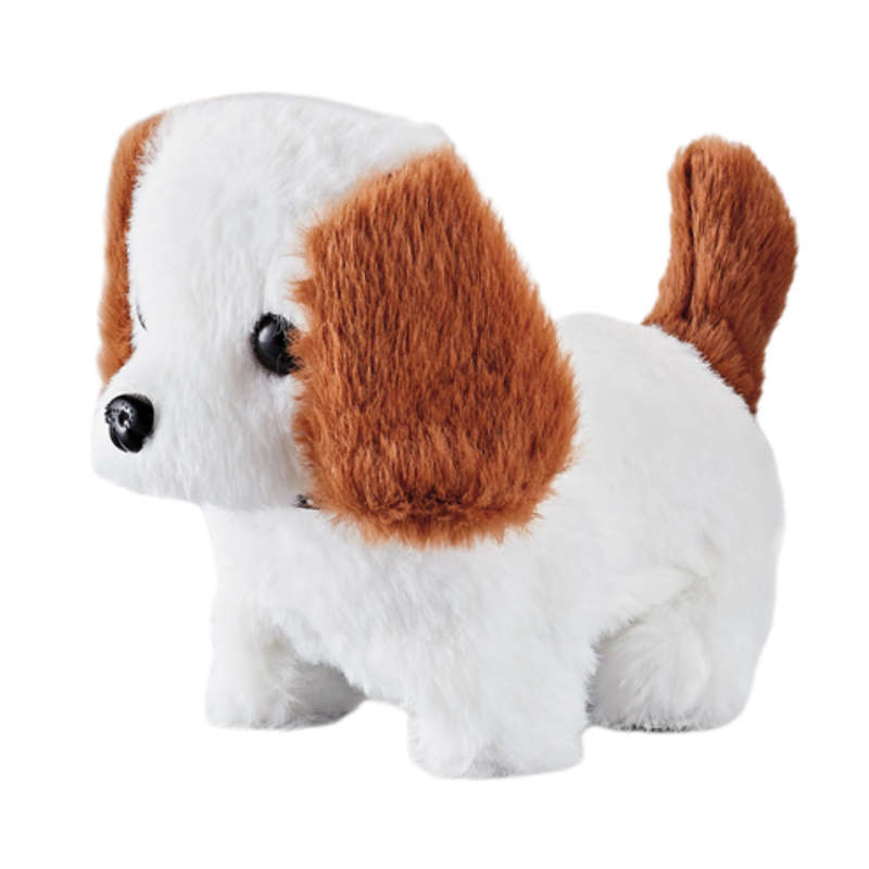 Cogo - Pretend & Play Electric Dog Care Kit with Pet Vet Accessories - Brown and White Dog