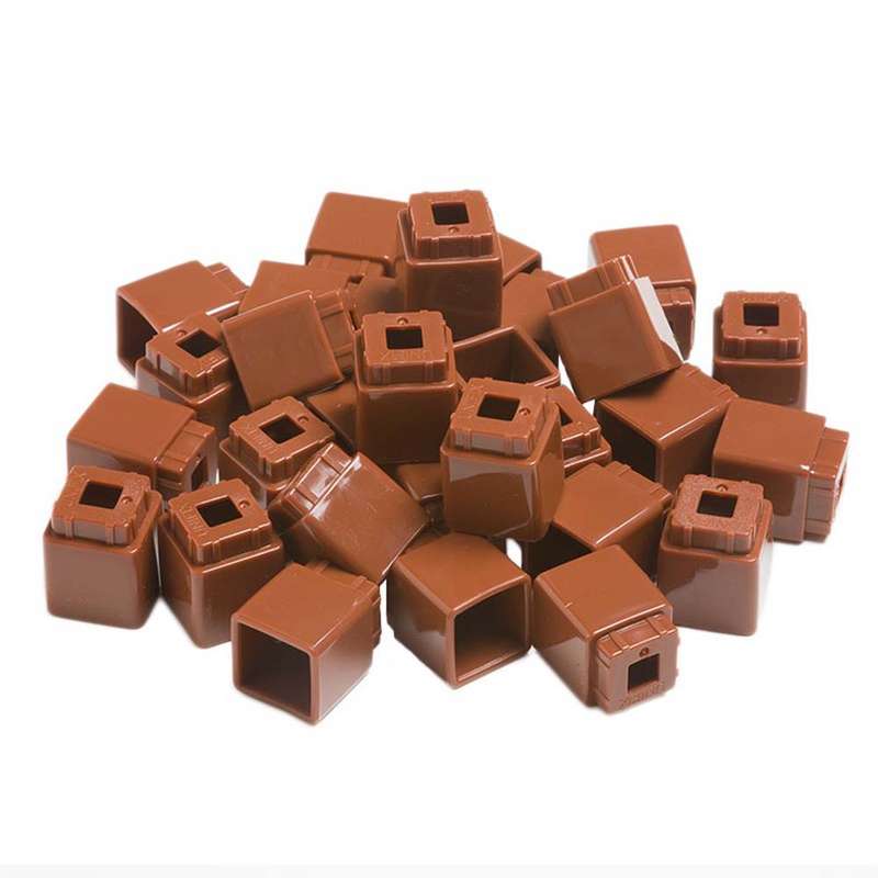 Create By Greenbean - Unifix Cubes 50pcs Brown Polybag