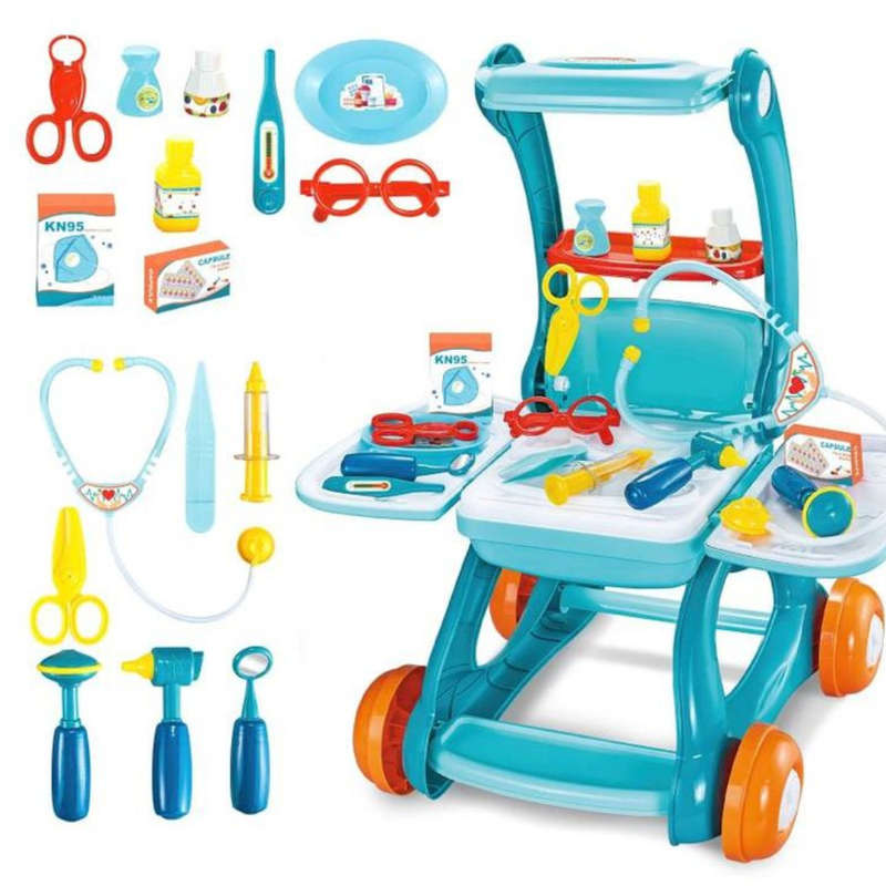 Cogo - Pretend & Play 2-in-1 Doctor Set & Convertible Cart