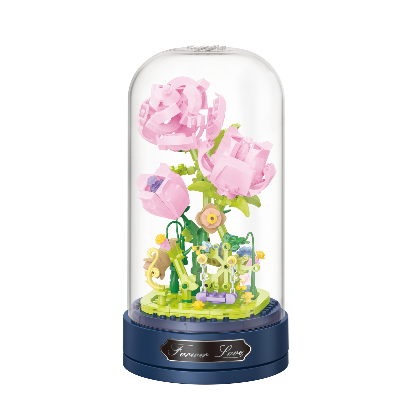 Cogo - Building Block Set - Flowers - 335 Pieces