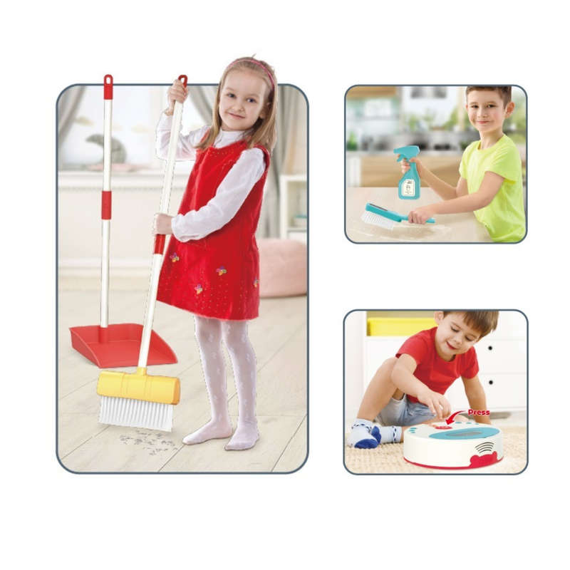 Cogo - Pretend & Play Keeping Tidy Set with Sweeper and Cleaning Tools