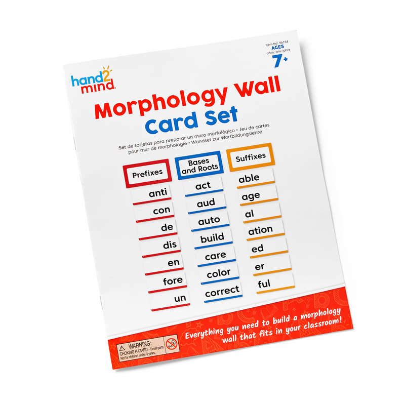 Greenbean - Word Builders: Morphology Card Set - 217 Pieces