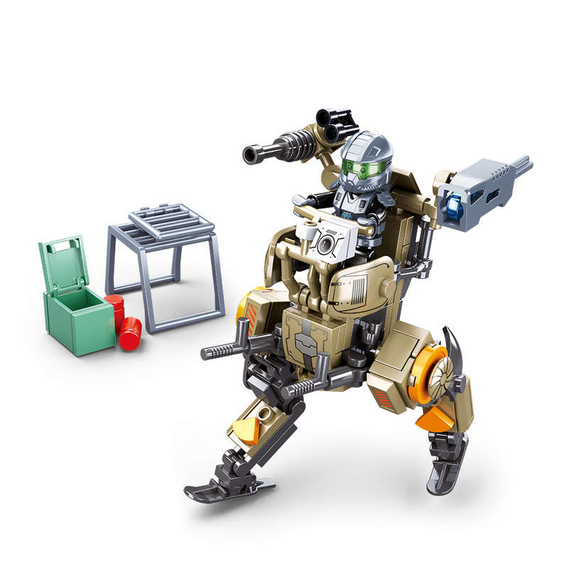 Sluban - Atomic Storm Uprising - AF1 Armed Patrol Walker - 126pcs