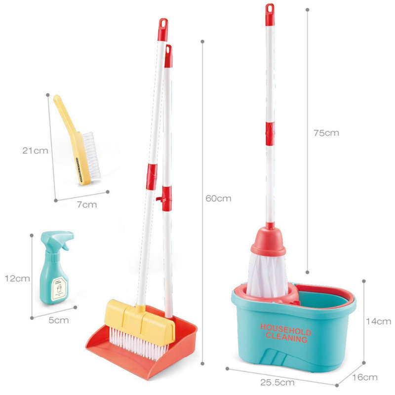 Cogo - Pretend & Play Keeping Tidy Set - Includes 6 Cleaning Tools