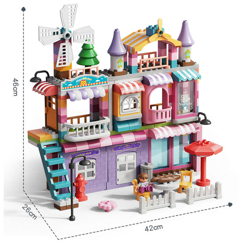 Feelo - Building Block Set - Girls Villa - 216 Pieces