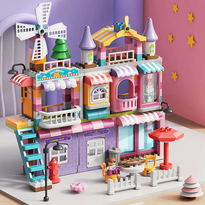 Feelo - Building Block Set - Girls Villa - 216 Pieces