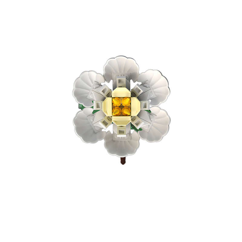 Feelo - Flower - White Rose - 98 Pieces