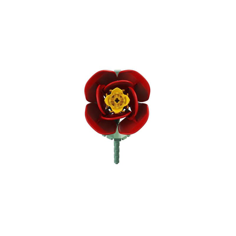 Feelo - Flower - Red Rose - 68 Pieces