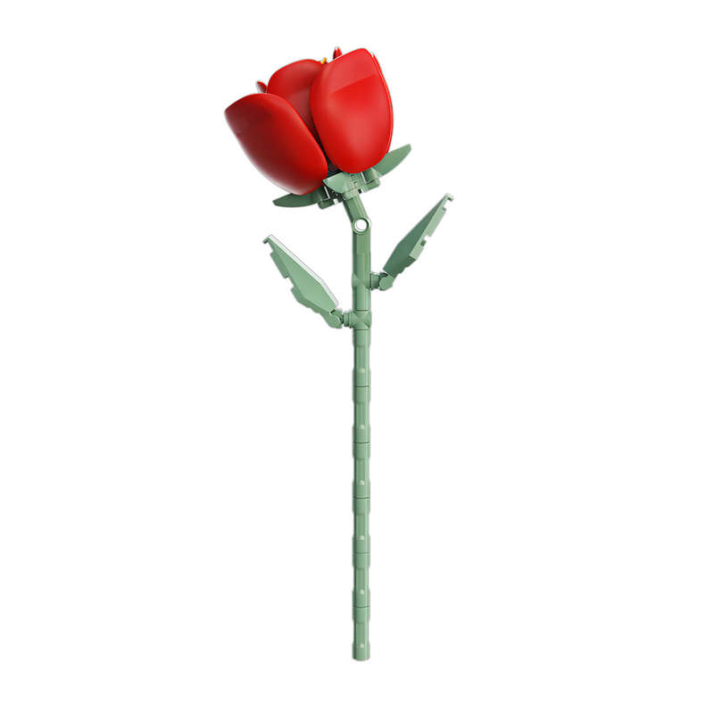 Feelo - Flower - Red Rose - 68 Pieces