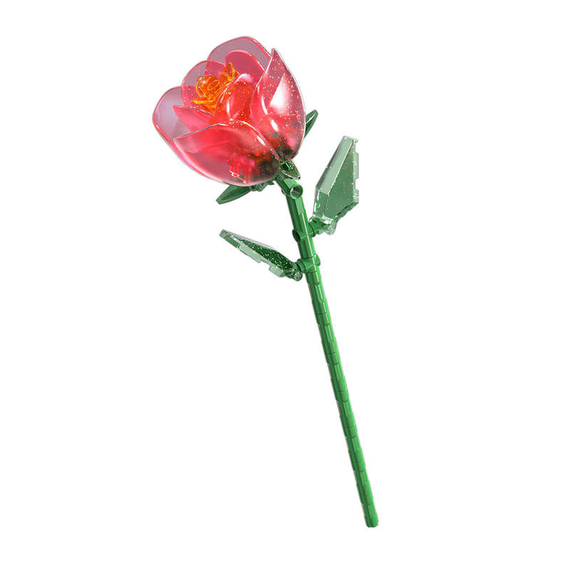 Feelo - Flower - Red Rose - 67 Pieces