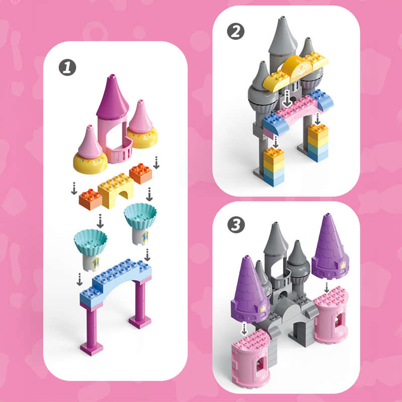 Feelo - Big Building Blocks - Princess Castle - 43 Pieces