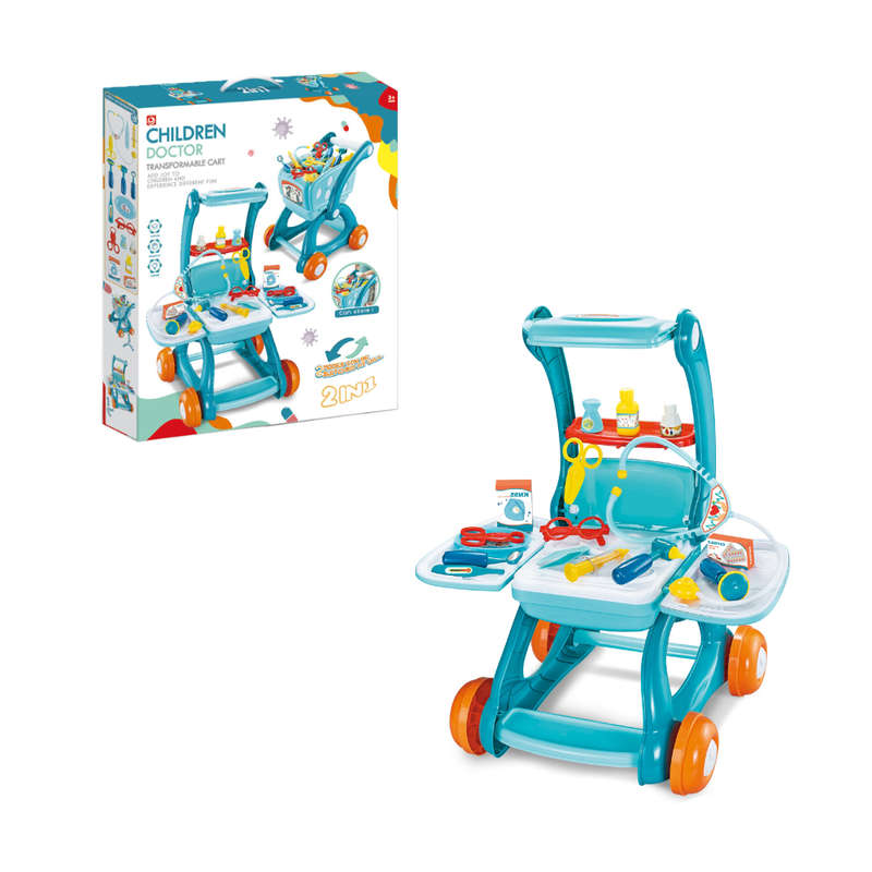 Cogo - Pretend & Play 2-in-1 Doctor Set & Convertible Cart