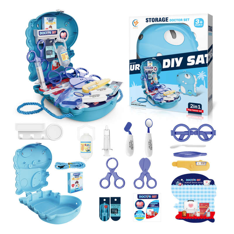 Cogo - Pretend & Play 2-in-1 Doctor Set with Dinosaur Satchel