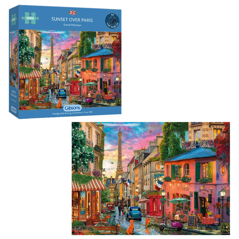 Gibsons - Sunset over Paris - Jigsaw Puzzle - 1000pcs