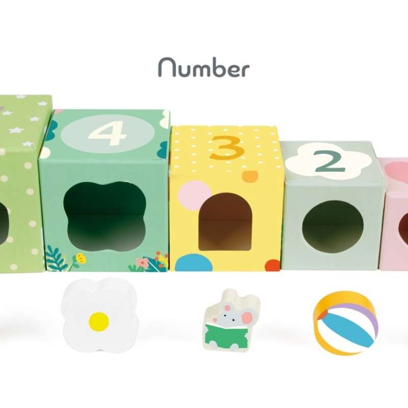 Classic World - Forest Stacking Cubes