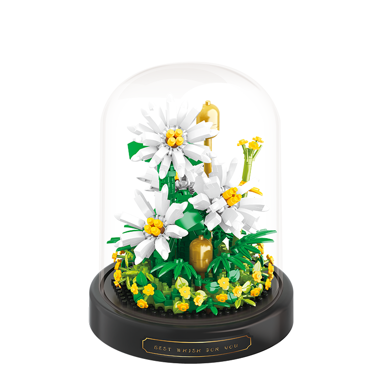 Cogo - Building Block Set - Daisy Flower Dome - 490 Pieces